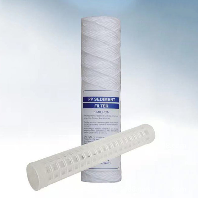 PP Cotton Filter Safety Precision Filter With Framework PP 코튼 와이딩 필터